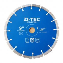 SKI - สกี จำหน่ายสินค้าหลากหลาย และคุณภาพดี | ZI-TEC ใบเพชร 9นิ้ว ZI Segmented Diamond Blade มีร่องตัดแห้ง